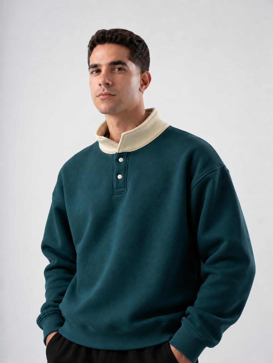 Dual-Tone Henley