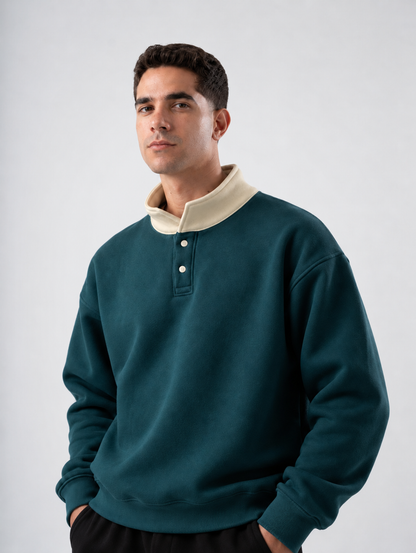 Dual-Tone Henley