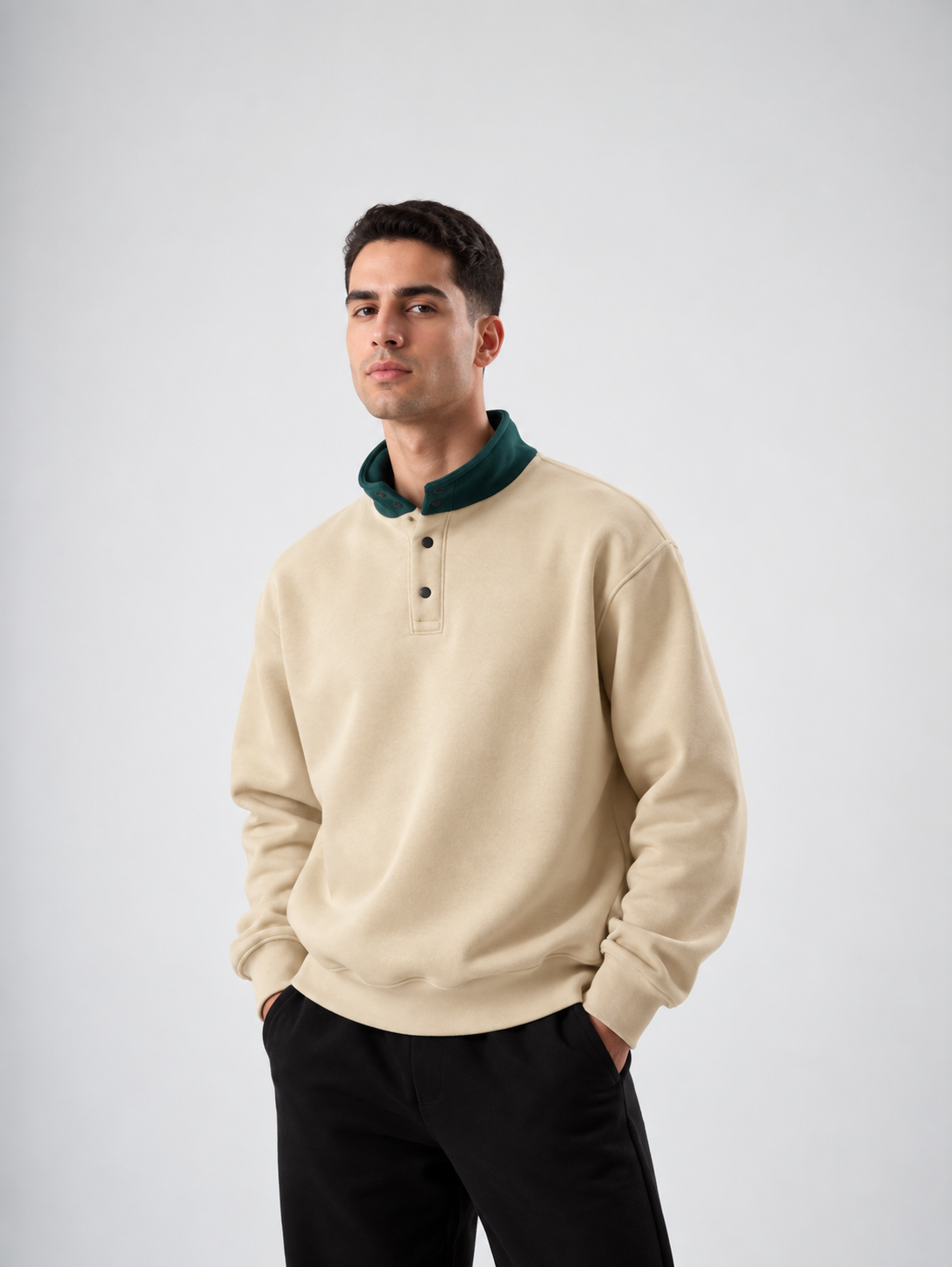 Dual-Tone Henley