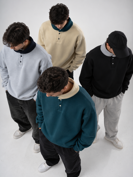 Dual-Tone Henley